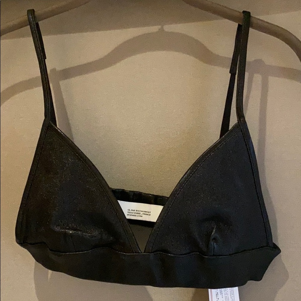 Iro leather bralette, 34